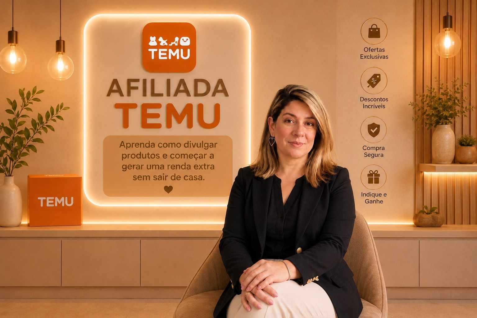 Clique aqui e seja uma afiliada TEMU | Aprenda como divulgar produtos e começar a gerar uma renda extra sem sair de casa